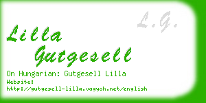 lilla gutgesell business card